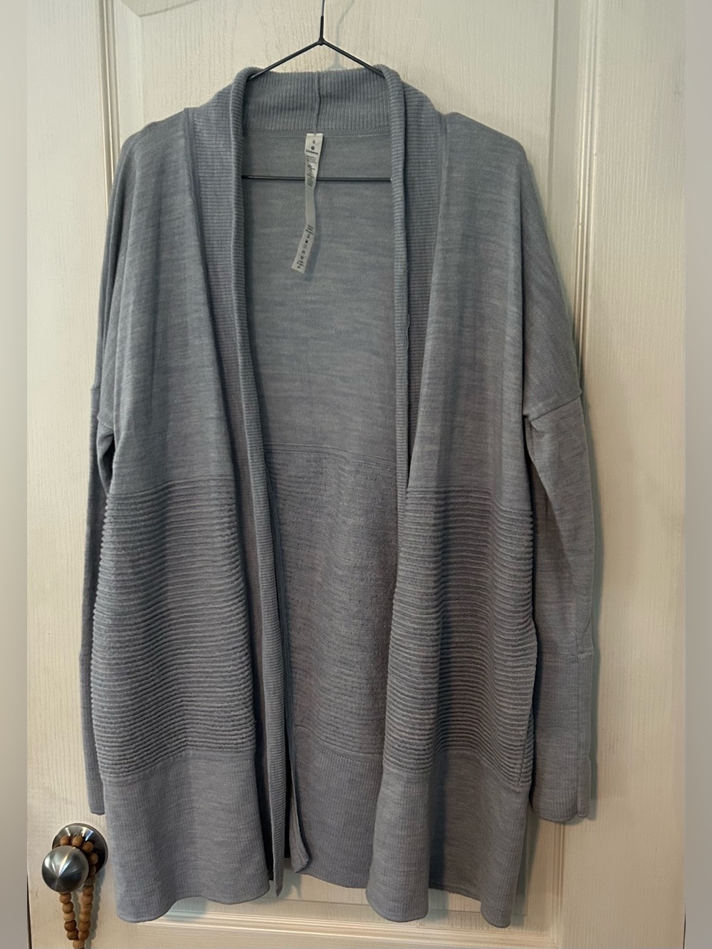 Lululemon Open-Front Gray Women's Cardigan Sweater